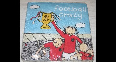 20 servetten - voetbal - crazy football