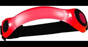 Fen hardloop LED veiligheidsverlichting – armband - rood