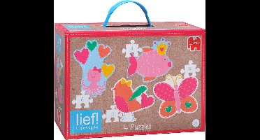 Jumbo Lief! 4in1 - Vormenpuzzel