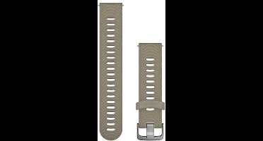 Garmin Quick Release Siliconen Horlogebandje - 20mm Polsbandje - Wearablebandje - Sandstone