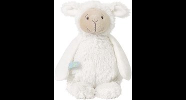 Happy Horse Lam Lugano Knuffel 22cm - Wit - Baby knuffel