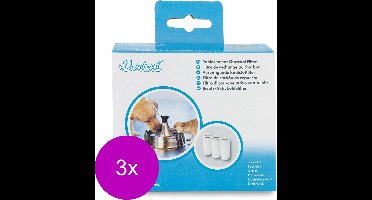 Petsafe Drinkwell 360 Vervangende Koolstoffilter - Hondendrinkbak - 3 x 3 stuks