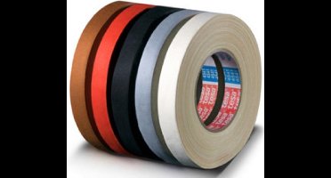 tesa Gewebeband 4541, 19 mm x 50 m, schwarz reißfest, besonders flexibel, gute Klebkraft, auch auf rauen (04541-00012-00)