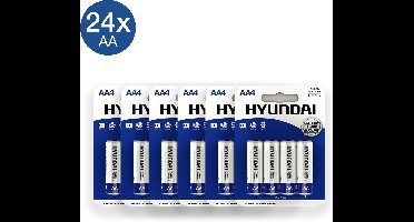 Hyundai - AA Batterijen - Alkaline - 24 stuks