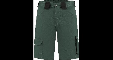 EM Workwear Bermuda Korte Werkbroek kat/pol Flessengroen - Maat 52