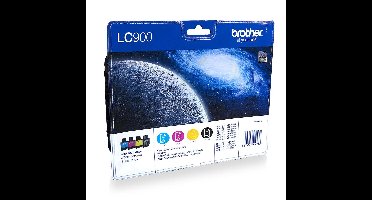 Brother LC900 Inktcartridge - Geel / Magenta / Cyaan / Zwart