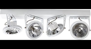 ETH Plafondspot Lofar 4-Lichts - Balk - Mat Wit