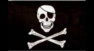 Haza Original Gevelvlag Doodshoofd 90 X 60 Cm