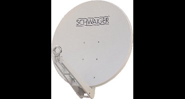 Schwaiger SPI085 Satellietschotel 85 cm Reflectormateriaal: Aluminium Lichtgrijs
