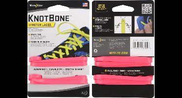 Nite Ize - Knotbone - Stretch laces - Roze