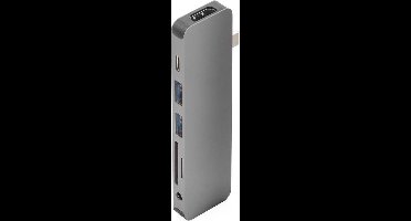 Hyper Solo Hub 7 in 1 voor Macbook & USB-C devices - Space Grey