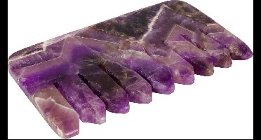 White Lotus Anti Aging - Amethist Krystal Kam - Natural Chemical Free Crystal in een kenmerkende doos met zijden lijnen