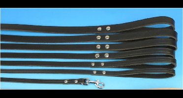 Nobby lijn softleer - bruin - 2 cm x 100 cm