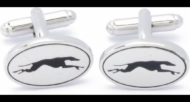 Manchetknopen - Honden Hazewindhond Ovaal