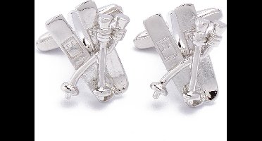 Manchetknopen - Skistokken en Ski Latten Wintersport