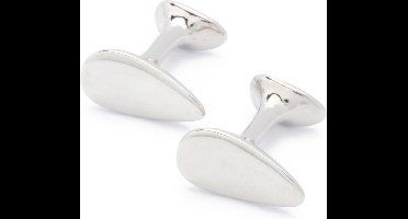 Manchetknopen - Druppel Klassiek Zilverkleurig