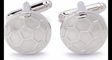 Manchetknopen - Voetbal Bal Soccer Zilver