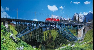 Faller - Bietschtal-brug, duppelspoor