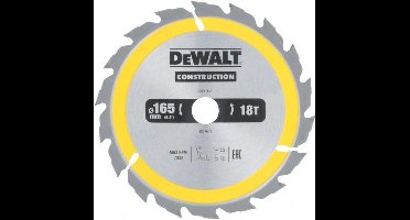 DeWalt DT1933 Cirkelzaagblad - 165 x 20 x 18T - Hout