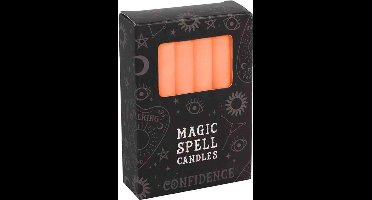 Something Different - Confidence Spell Kaars - Set van 12 - Oranje