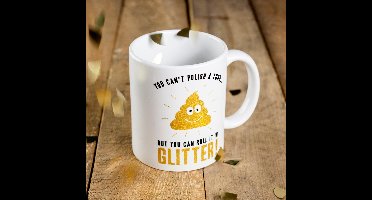 Fizz Glitterpoep mok