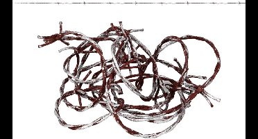 ATOSA - Bloederig prikkeldraad decoratie