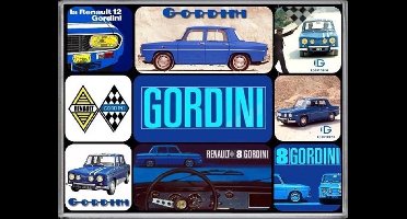 Renault 8 Gordini Magneet set.