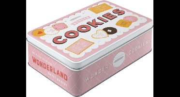 Tin box flat - Wonder cookies