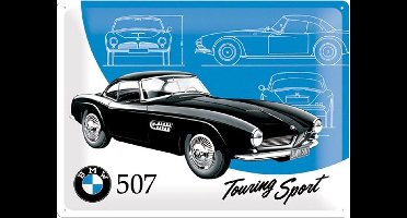 BMW 507 Touring Sport Metalen Bord 30 x 40 cm