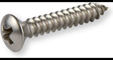 Spaanplaatschroeven Lenskop Pozidriv Verzinkt 3.5x19mm