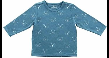 62/68 - Jollein longsleeve Little Lion Teal Maat 62/68