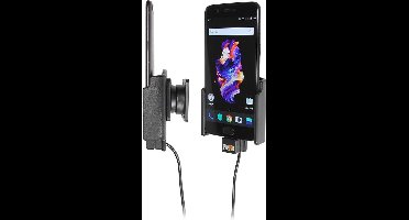 Brodit houder geschikt voor OnePlus 5 Actieve houder met 12/24V lader