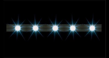 Faller - 2 Lichtstrips met LED verlichting, wit