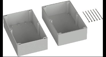 TRU COMPONENTS TC-9065716 Industriële behuizing 250 x 160 x 150 ABS Grijs-wit (RAL 7035) 1 stuk(s)