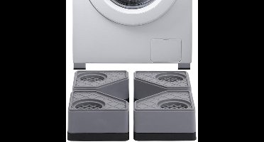 4 Pack Antivibratie Voeten voor Wasmachines - Geluiddempende en Schokabsorberende Matten voor Stabiliteit