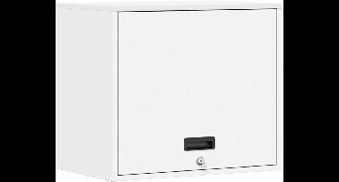 vidaXL - Wit - Poedergecoat - staal