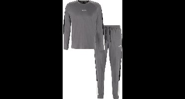 BOSS Balance Long Set - heren pyjama set - donkergrijs
