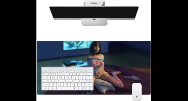 Stunq® Ruime Gaming Muismat met Anti-Slip Ondergrond - 900x400mm - Perfect voor PC en Laptop Gebruik