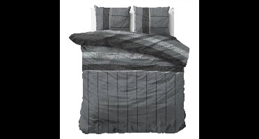 Sleeps Kees Flanel Dekbedovertrek Antraciet - 240x200/220 cm - Warm en Zacht
