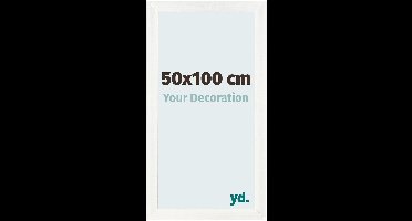 Your Decoration - Fotolijst 50x100 cm - MDF - Wit Geveegd - Pisa