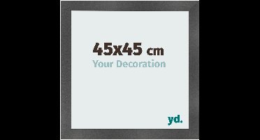 Your Decoration - Fotolijst 45x45 cm - MDF - Zwart Mat - Pisa