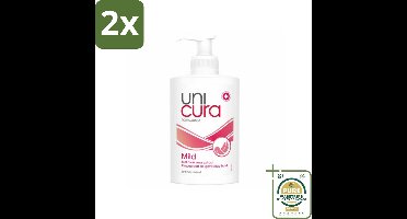 Unicura - Vloeibare Zeep Mild - Verzachtend - 250 ml - Voordeelverpakking - 2 stuks - Handzeep - Milde zeep