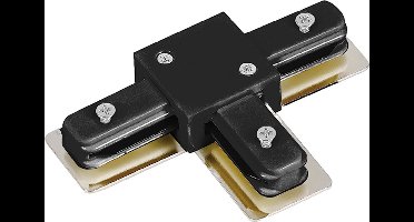 T-Connector Voor 1-Fase Rail Zwart - Ledl