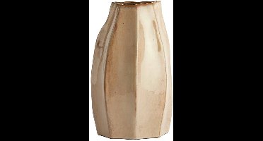 Light & Living Vaas Chiado - Bruin - 25,5x21,5x42,5cm - Keramiek - - Bloemenvaas - Woondecoratie - Decoratieve vaas voor woonkamer of slaapkamer