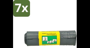 Komo Vuilniszakken Trekband 60L 15 stuks per verpakking - Bulkverpakking - 7 stuks