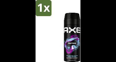 1 x Axe - Deodorant Bodyspray - 100% Fresh Fragrance - Marine - Sea Breeze & Sage - 150 ml - Axe Marine - Deodorant Bodyspray - Zeebries - Salie - 48 Uur Geur