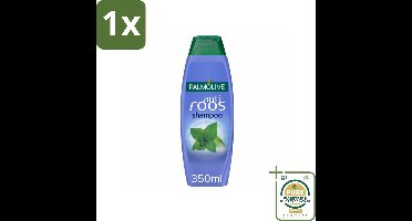 1 x Palmolive Shampoo Anti-Roos 350 ml- Anti-roos Shampoo - Roosvoorkomend Shampoo - Wilde Munt Shampoo - Hoofdhuid Verzorging - Schone Hoofdhuid