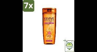 7 x L'Oréal Paris Elvive - Shampoo - Extraordinary Oil - Voor Droog Haar - Met Marula- en Camelia-Olie - 250 ml - Grootverpakking - Shampoo Voor Droog Haar - Haarverzorging - Marula Olie - Camelia Olie - Glans Shampoo