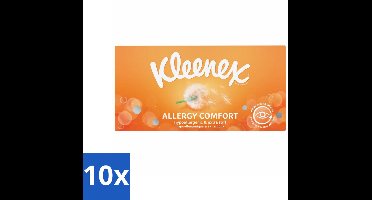 Kleenex – Allergy Comfort – Tissues – 56 stuks per verpakking - Bulkverpakking - 10 stuks