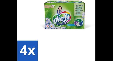 4 x Dreft - Wasmiddelcapsules - Blue Dreams - Frisse geurboost - 16 Wasbeurten - Wascapsules - Plasticvrije Verpakking - Wasmiddel - Wascapsules Dreft - Wasmiddel Capsules